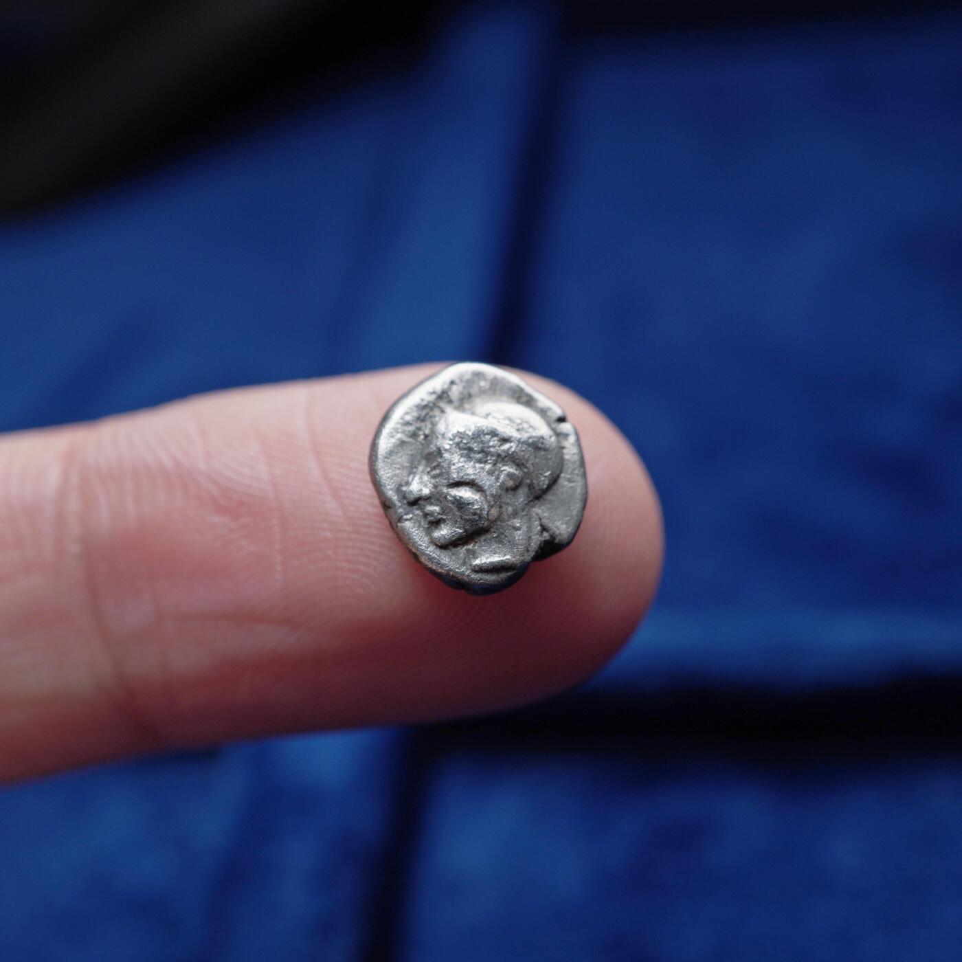 琋语集藏2026年04月欧洲古典打制币拍卖 古希腊爱奥尼亚地区-水泽仙女宁芙1奥波银币