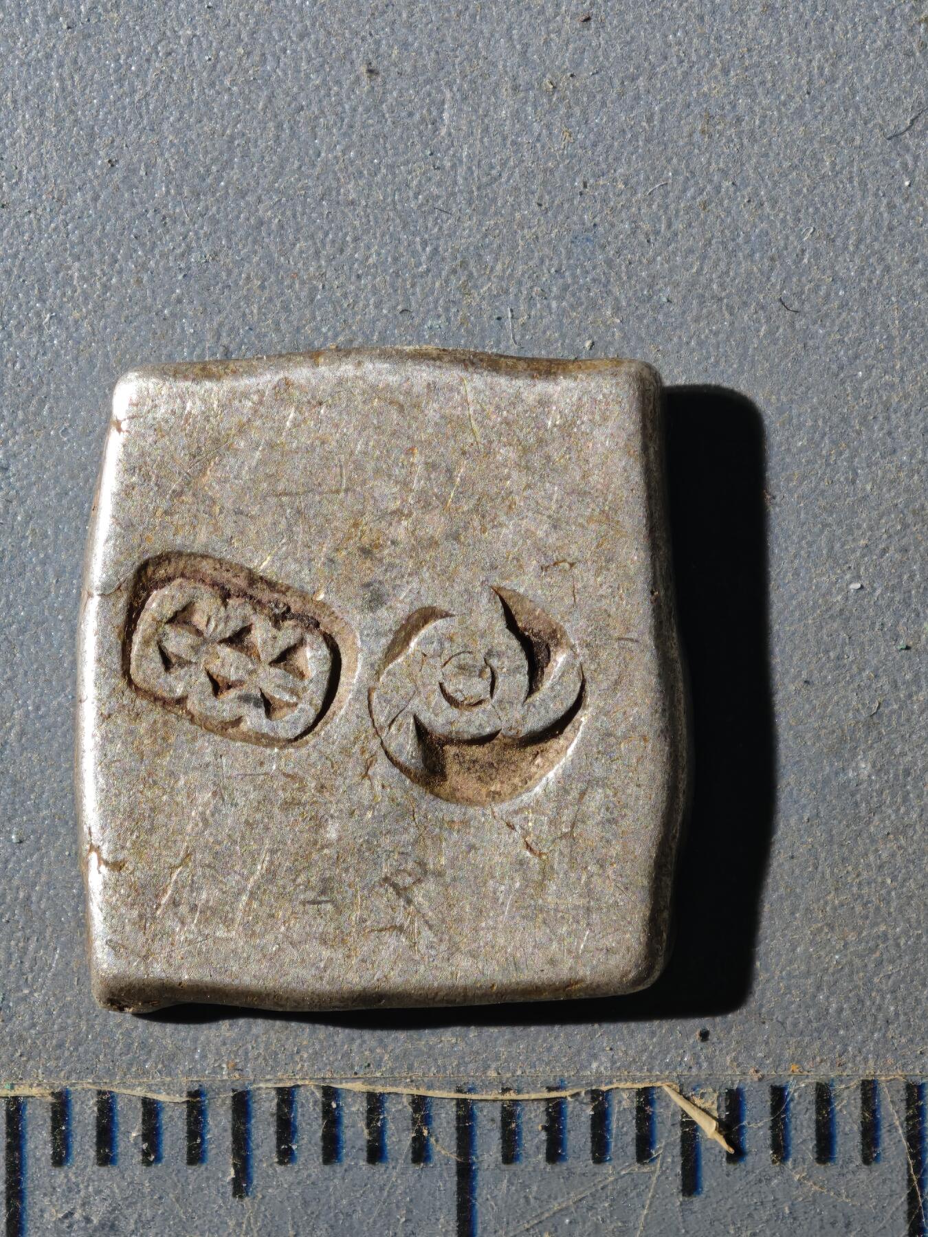 124期新疆红钱粟特钱币丝路钱币专场 孔雀王朝银币