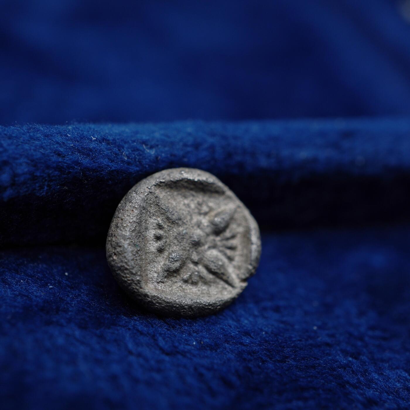 琋语集藏2026年04月欧洲古典打制币拍卖 古希腊爱奥尼亚地区-咆哮狮子2奥波银币