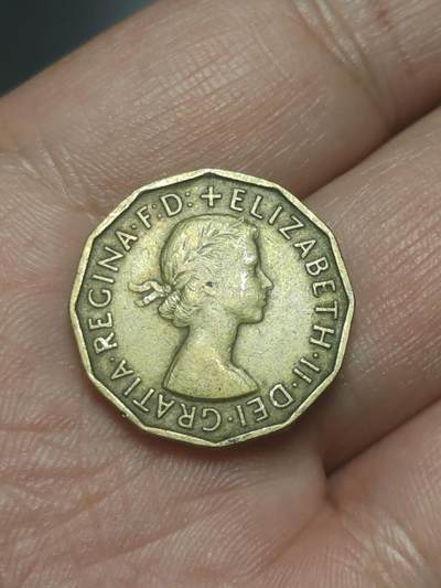 2026年第三十八场(总第二百零七场）外国好品散币场(免佣金) - 英国🇬🇧1958年3便士(伊丽莎白二世青年桂冠第二版)