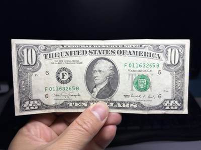 2026年集古藏今外币拍卖第三期-第10场—（总第320拍-纸币专场），本期拍完结算一次，发货时间2-3天，休息几天后继续新的一期拍卖。 - 1990年美国10美元