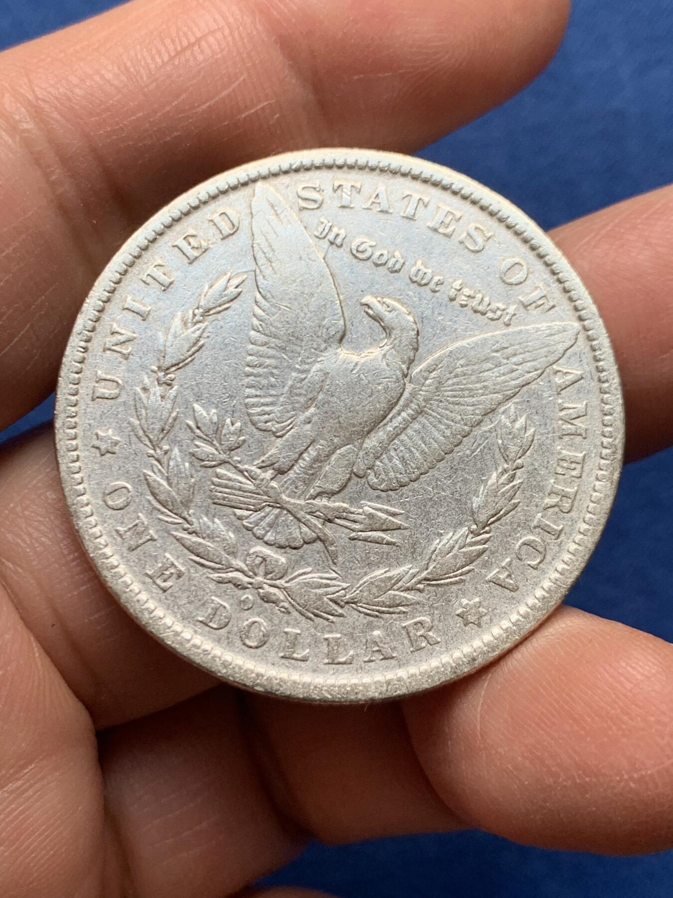 《竞宝斋》第475场 周日，周一 2场连拍 （全场包邮）欢迎送拍 美国1881年摩根一美元银币