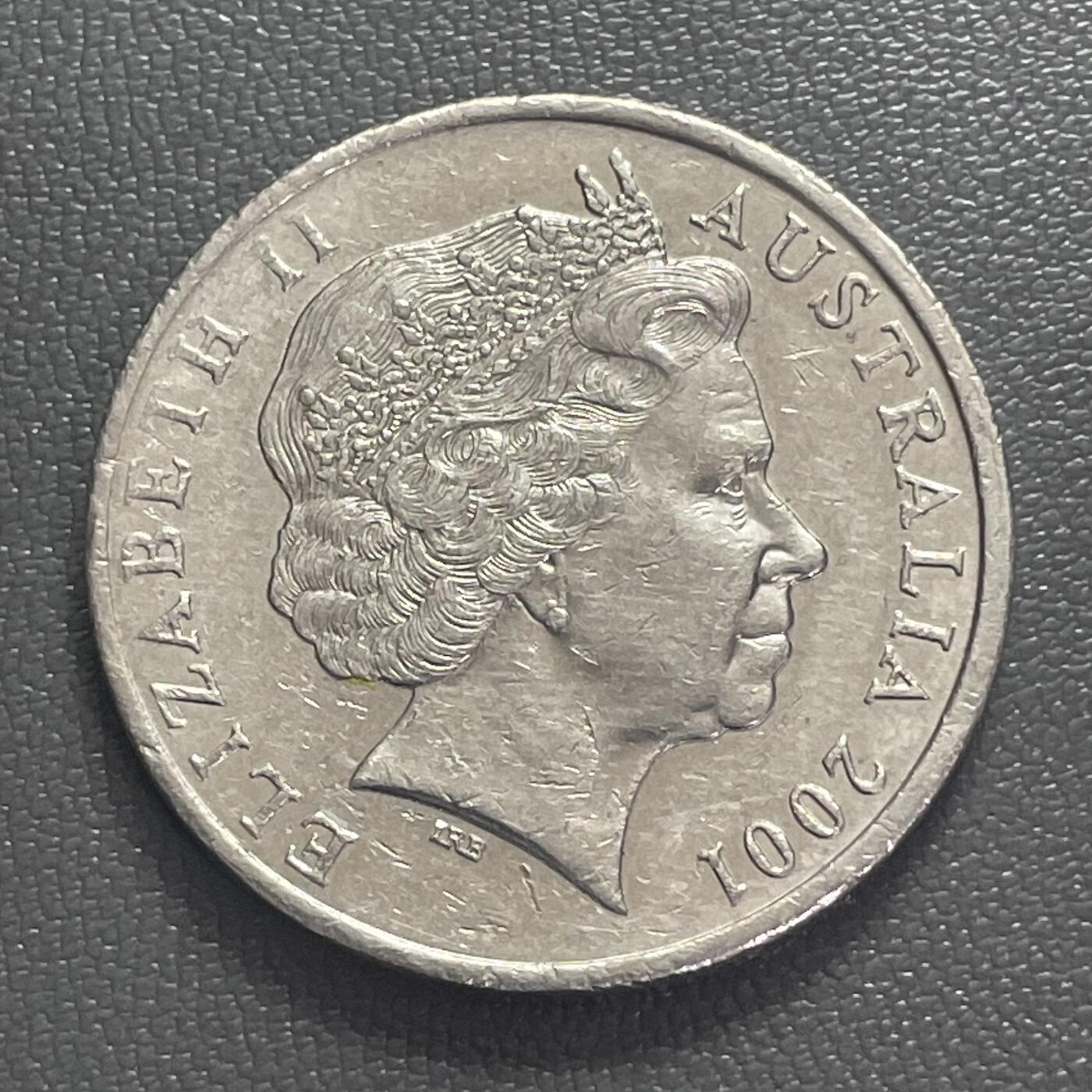 回流0406  澳大利亚2001年20分 联邦百年纪念币 南澳州版