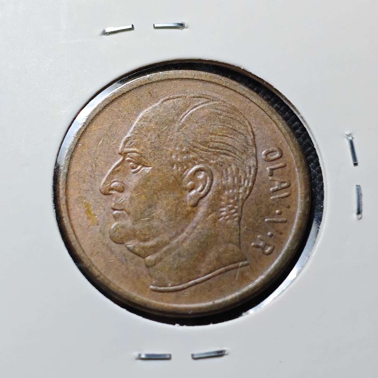 KK钱币收藏小铺  第410期 2月预留时间 周末发货  挪威5欧尔动物版