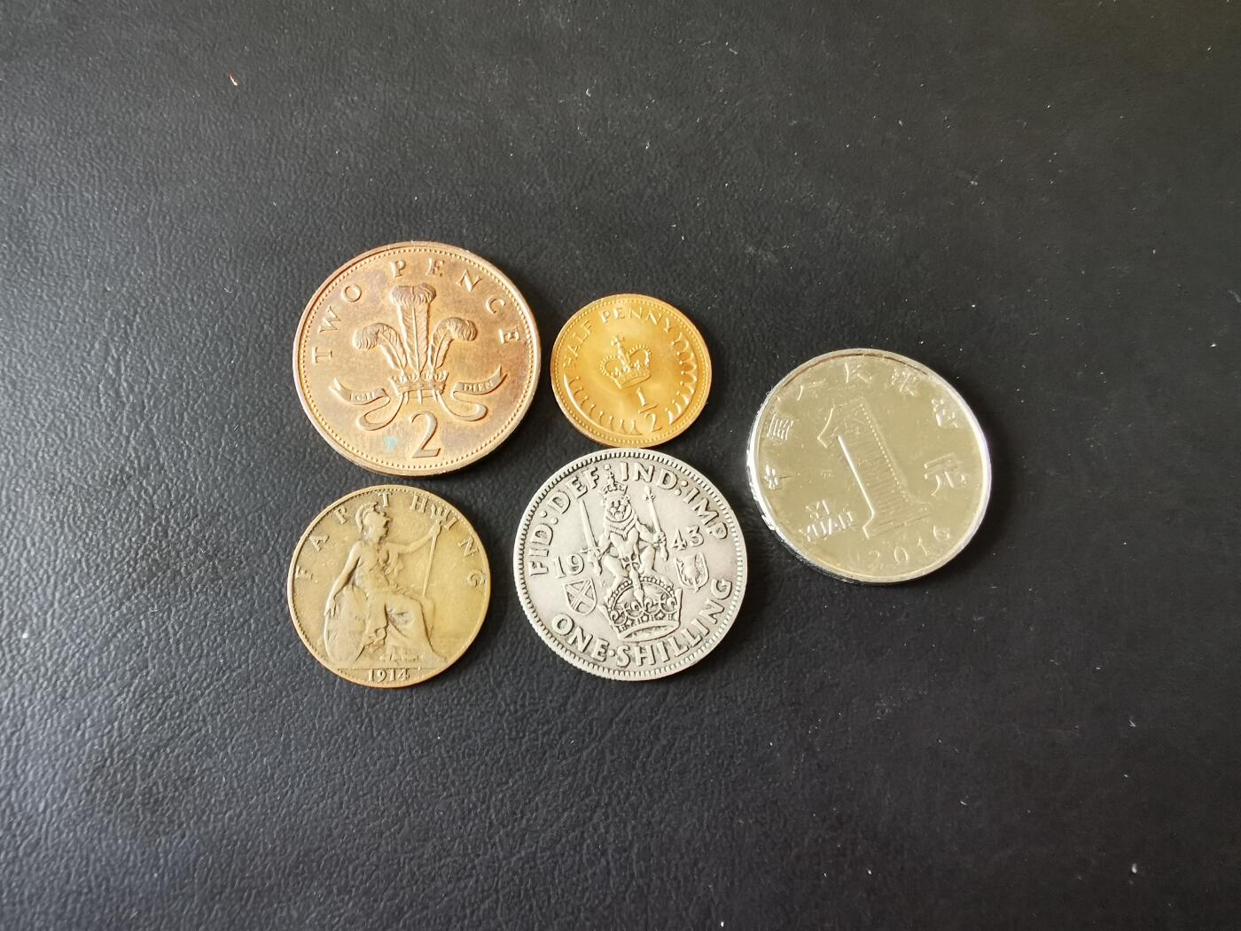 零零发外国硬币拍卖 无佣金 英国一组