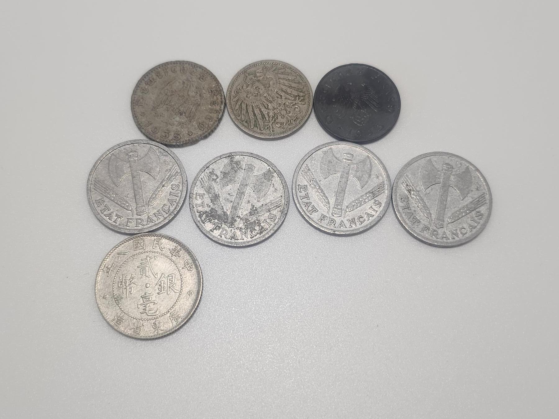 南水社第4次拍卖  各国硬币一组