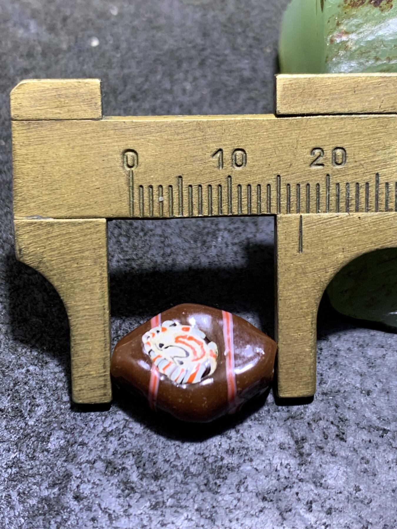 西亚古法手做恶魔之眼，人面琉璃珠一颗，