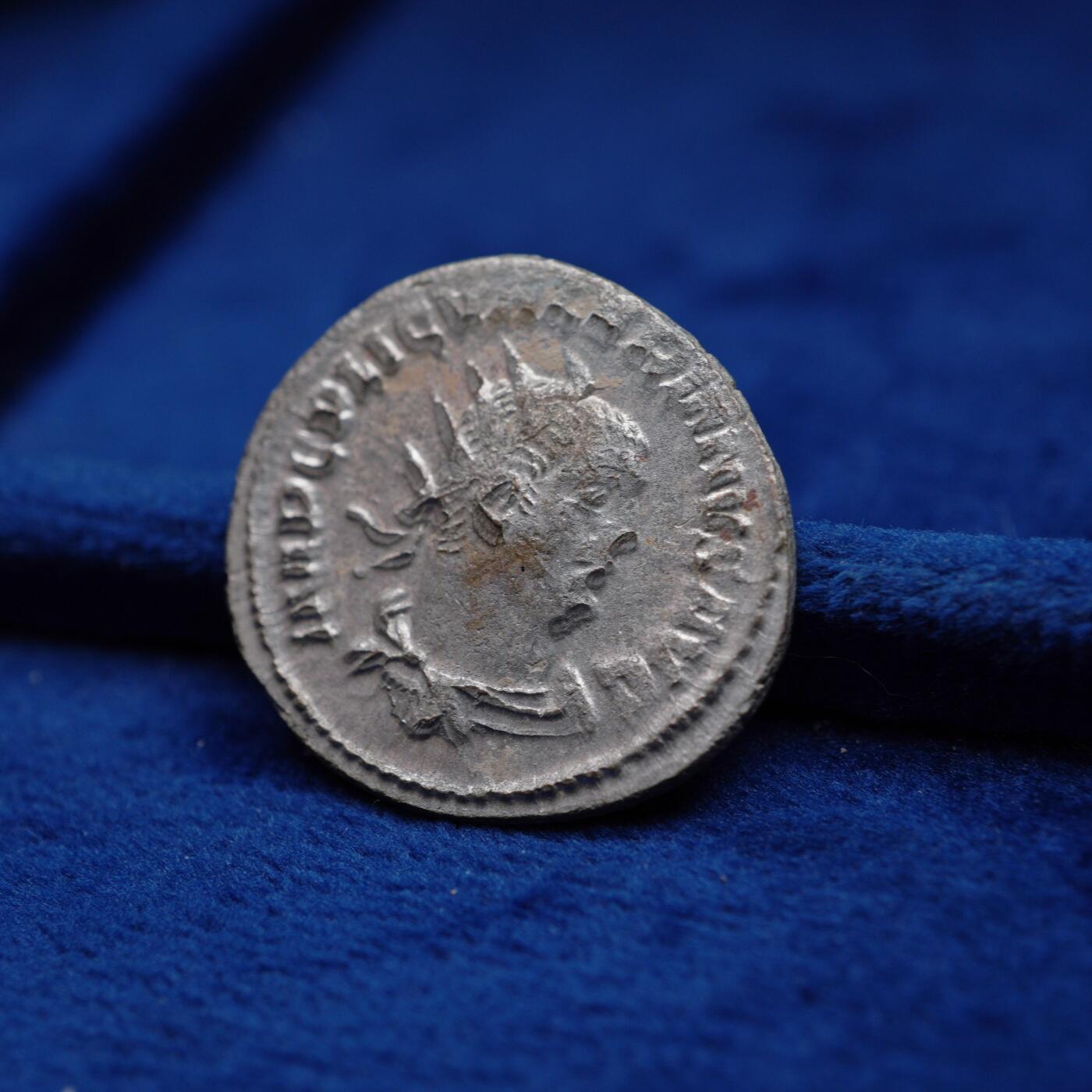 琋语集藏2026年04月欧洲古典打制币拍卖 古罗马帝国瓦勒良1安敦尼安洗银币