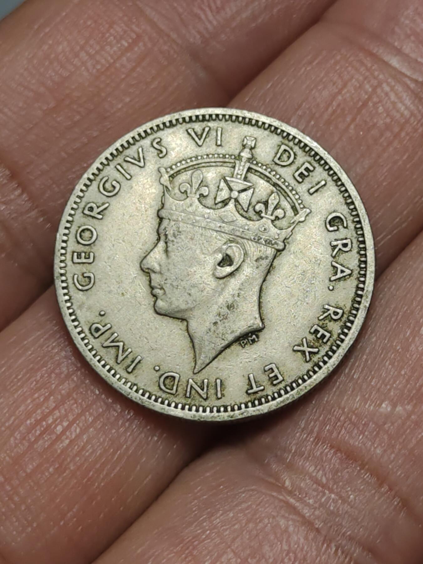 2026年第三十八场(总第二百零七场）外国好品散币场(免佣金) 少见–英属塞浦路斯1947单年份1先令(乔治六世第一版)