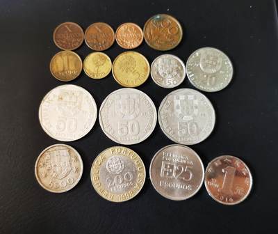 零零发外国硬币拍卖 无佣金 - 葡萄牙一组