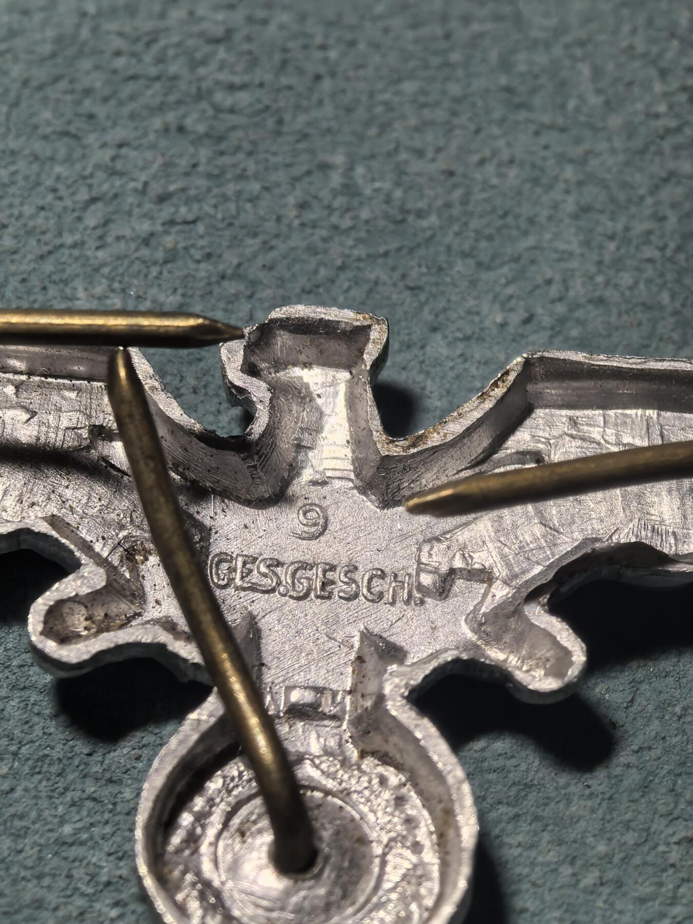 盛世勋华——号角文化勋章邮票专场拍卖第311期 德国（1939）帝国战争协会（NSRKB）帽徽 带厂标