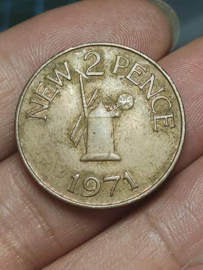 2026年第三十八场(总第二百零七场）外国好品散币场(免佣金) - 英属根西岛🇬🇬1971单年份2便士(伊丽莎白二世时期，十进制第一套)