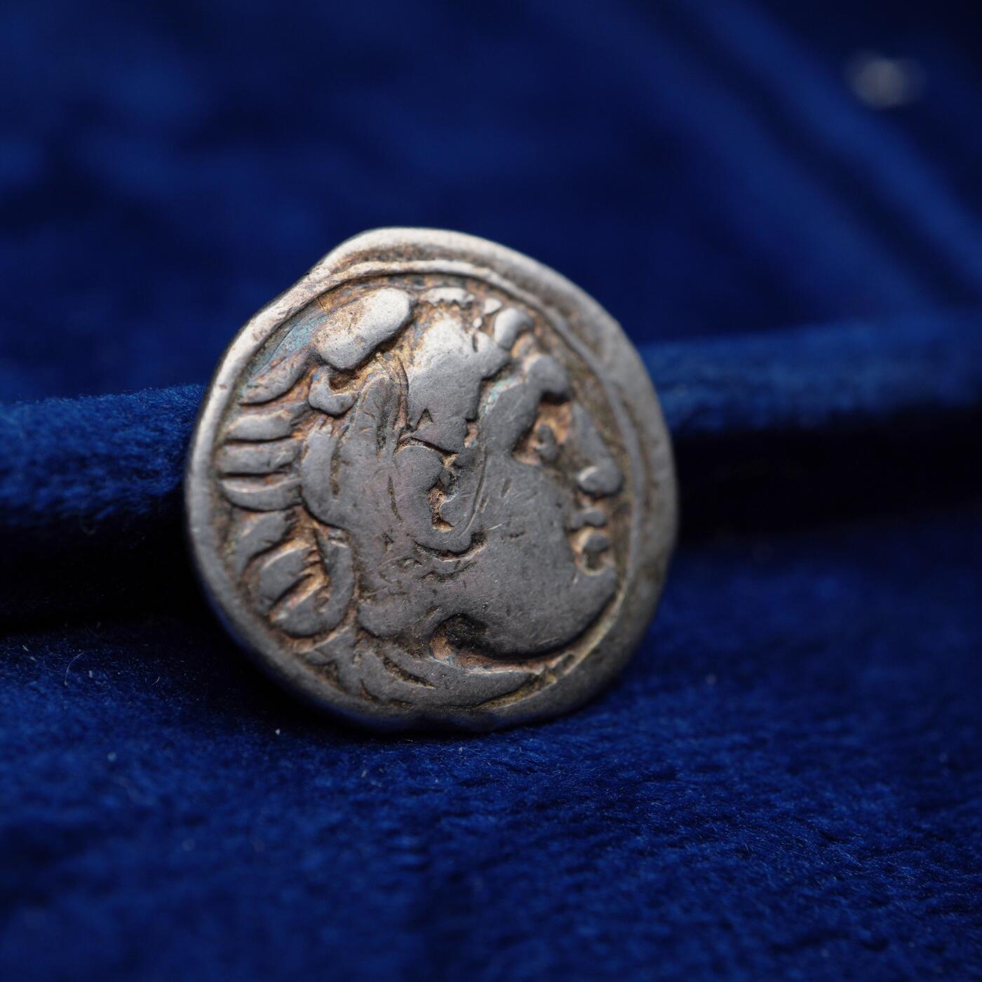 琋语集藏2026年04月欧洲古典打制币拍卖 古希腊马其顿王国大力神赫拉克勒斯1德银币