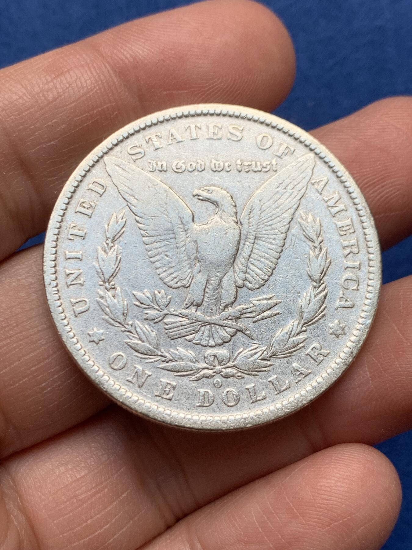 《竞宝斋》第475场 周日，周一 2场连拍 （全场包邮）欢迎送拍 美国1881年摩根一美元银币