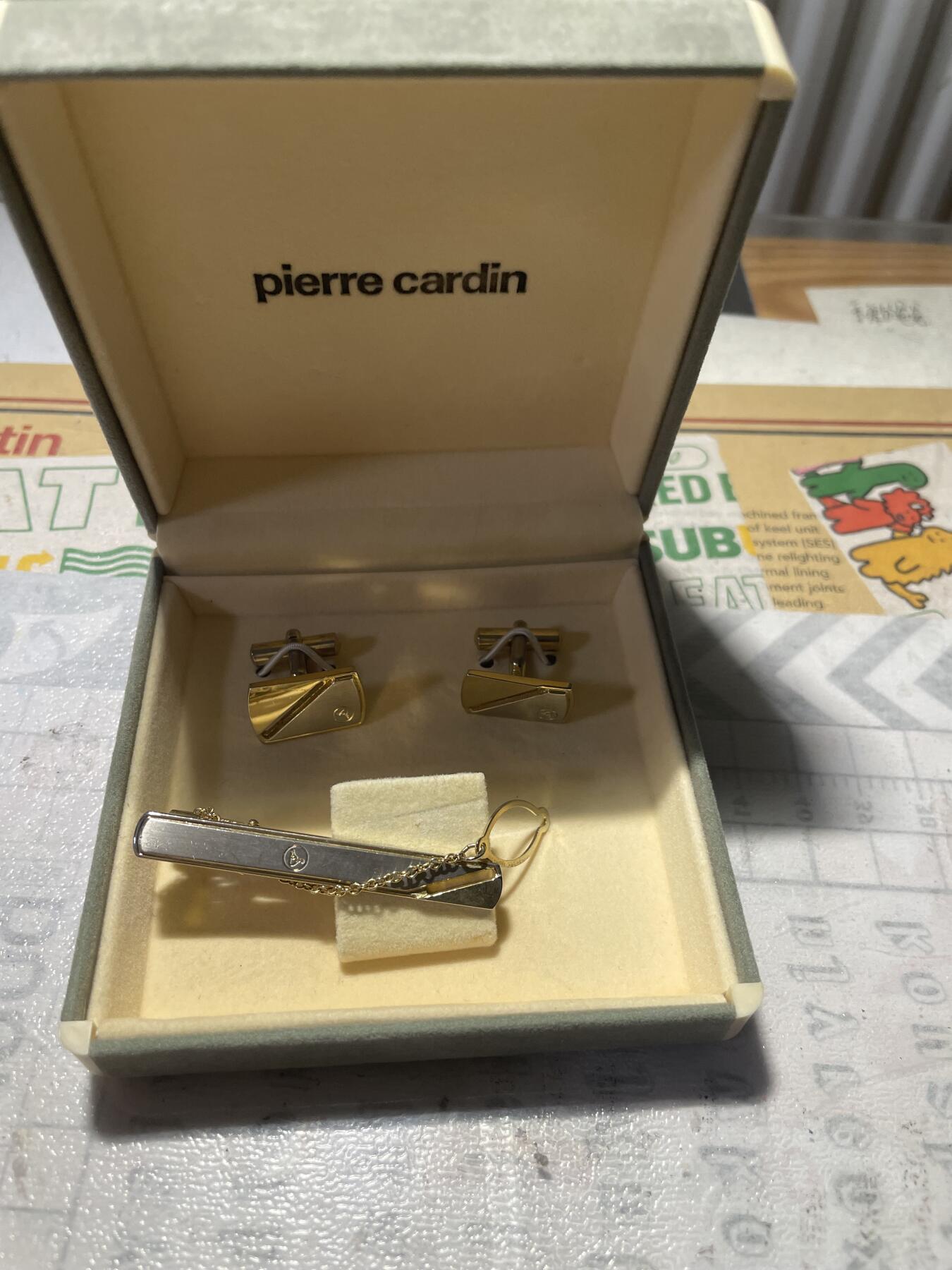 皮尔卡丹领带夹袖口夹