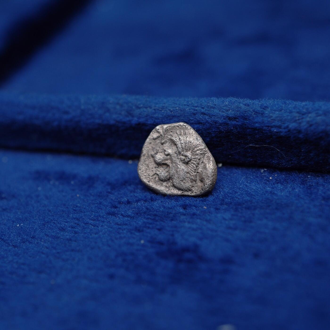 琋语集藏2026年04月欧洲古典打制币拍卖 古希腊米西亚地区-咆哮狮子与野猪金枪鱼1奥波银币