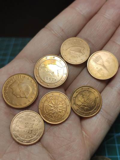 2026年第三十八场(总第二百零七场）外国好品散币场(免佣金) - 好品–欧洲各国欧分7枚(共计20欧分)