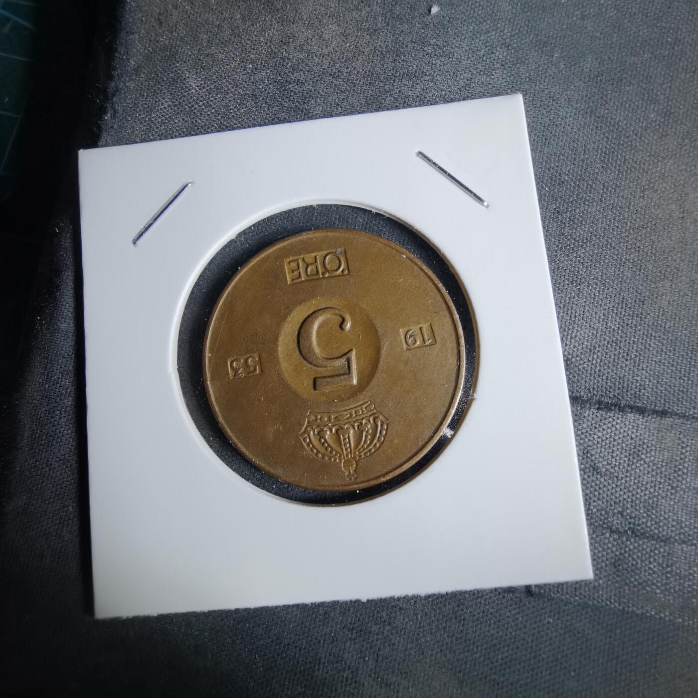 沼泽如烟--第1038场 瑞典1953年5欧尔