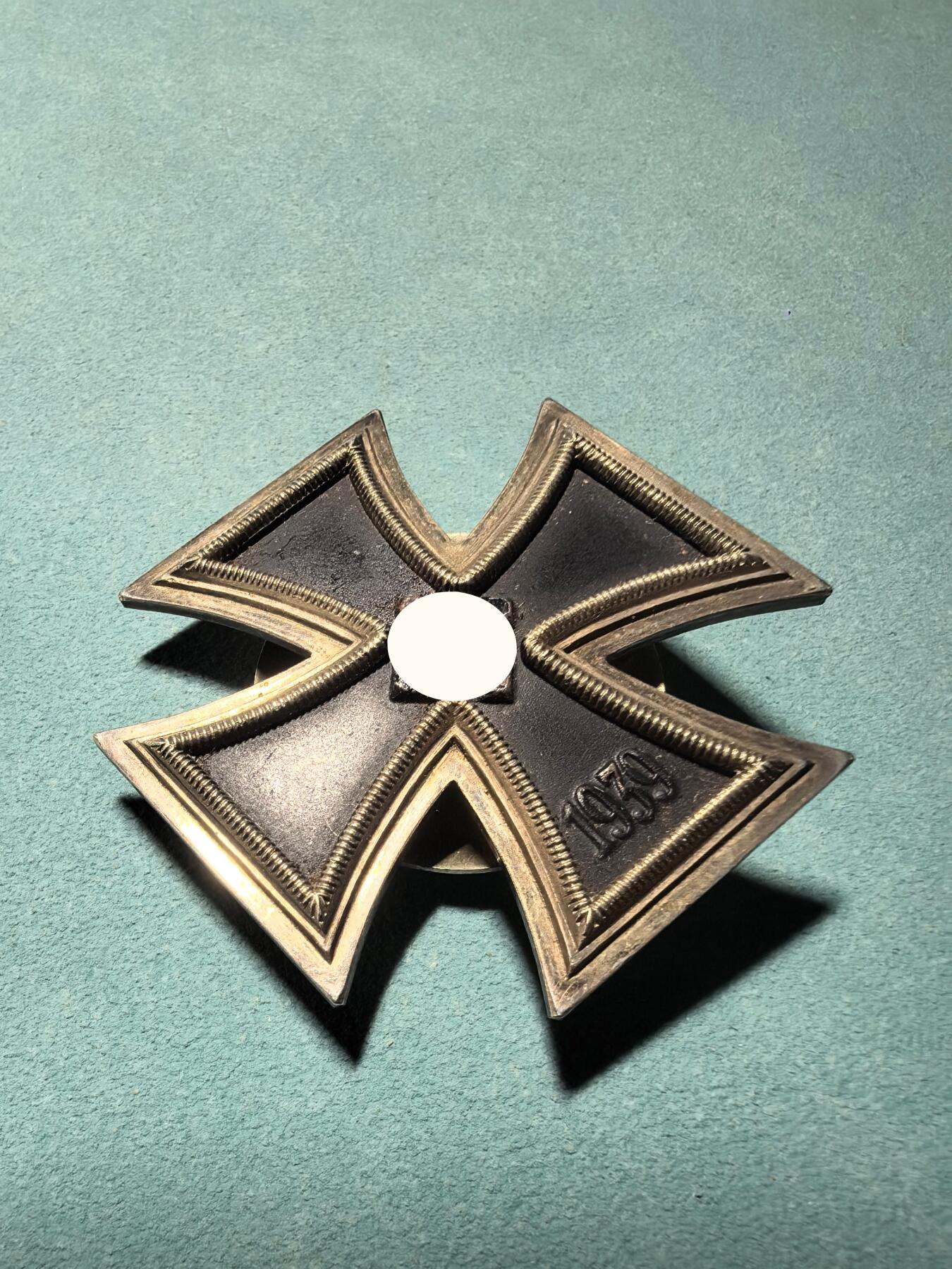 盛世勋华——号角文化勋章邮票专场拍卖第311期 德国（1939）一级铁十字勋章 少见圆盘版 带L58厂标（Rudolf Souval, Wien）