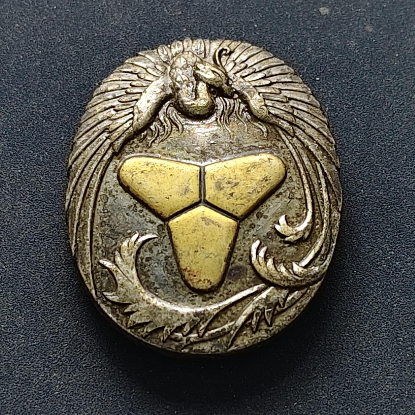 【全场包邮】纯粹捡漏拍516场【专场】 【纪念章】日本昭和11年天皇视察埼玉县消防协会纪念章