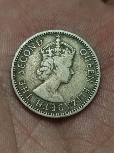 2026年第三十八场(总第二百零七场）外国好品散币场(免佣金) - 英属塞浦路斯1955单年份25米尔(伊丽莎白二世青年带冠)