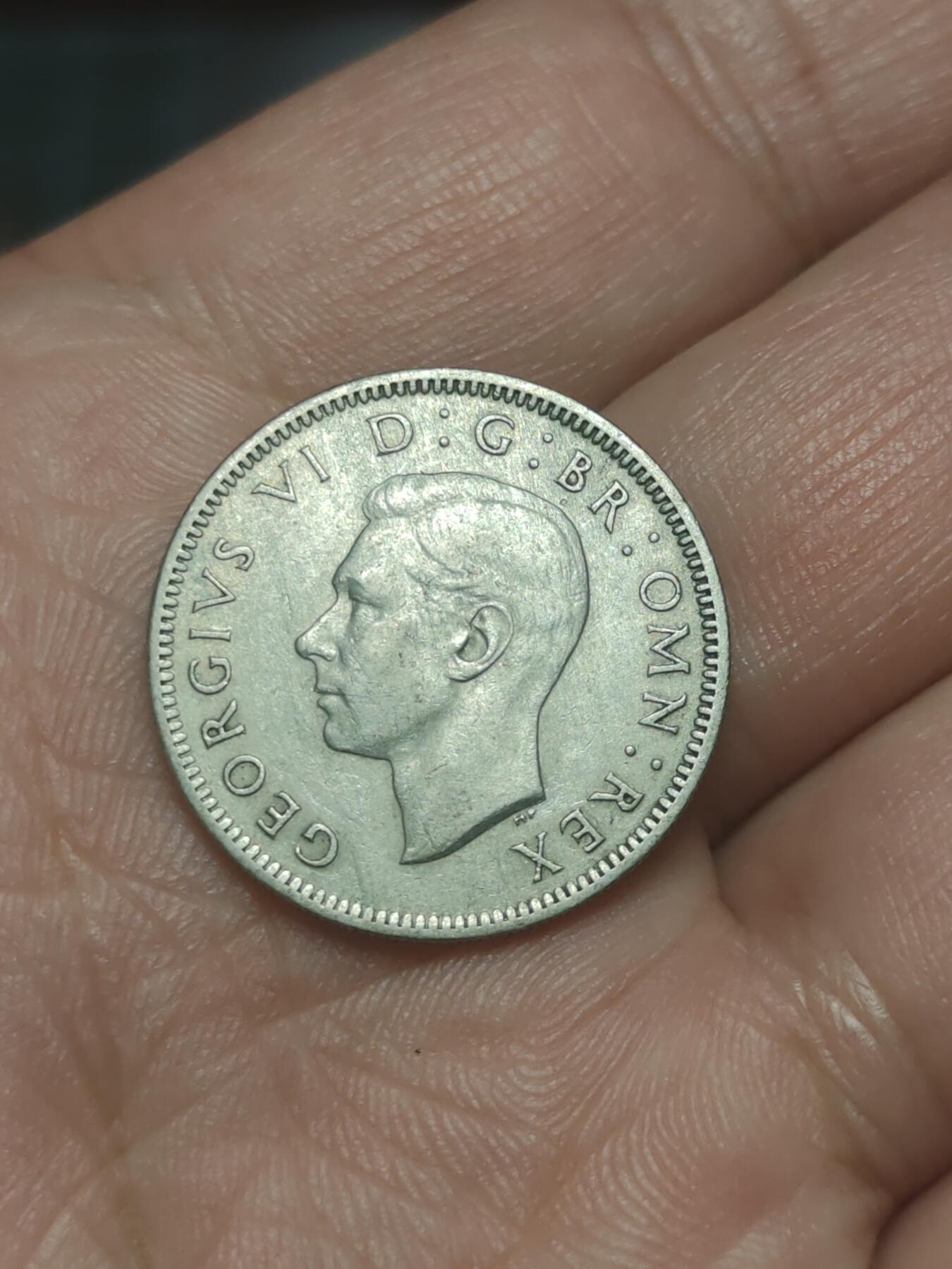 2026年第三十八场(总第二百零七场）外国好品散币场(免佣金) 英国🇬🇧1949年1先令(乔治六世第三版，苏格兰坐狮版，首发年)