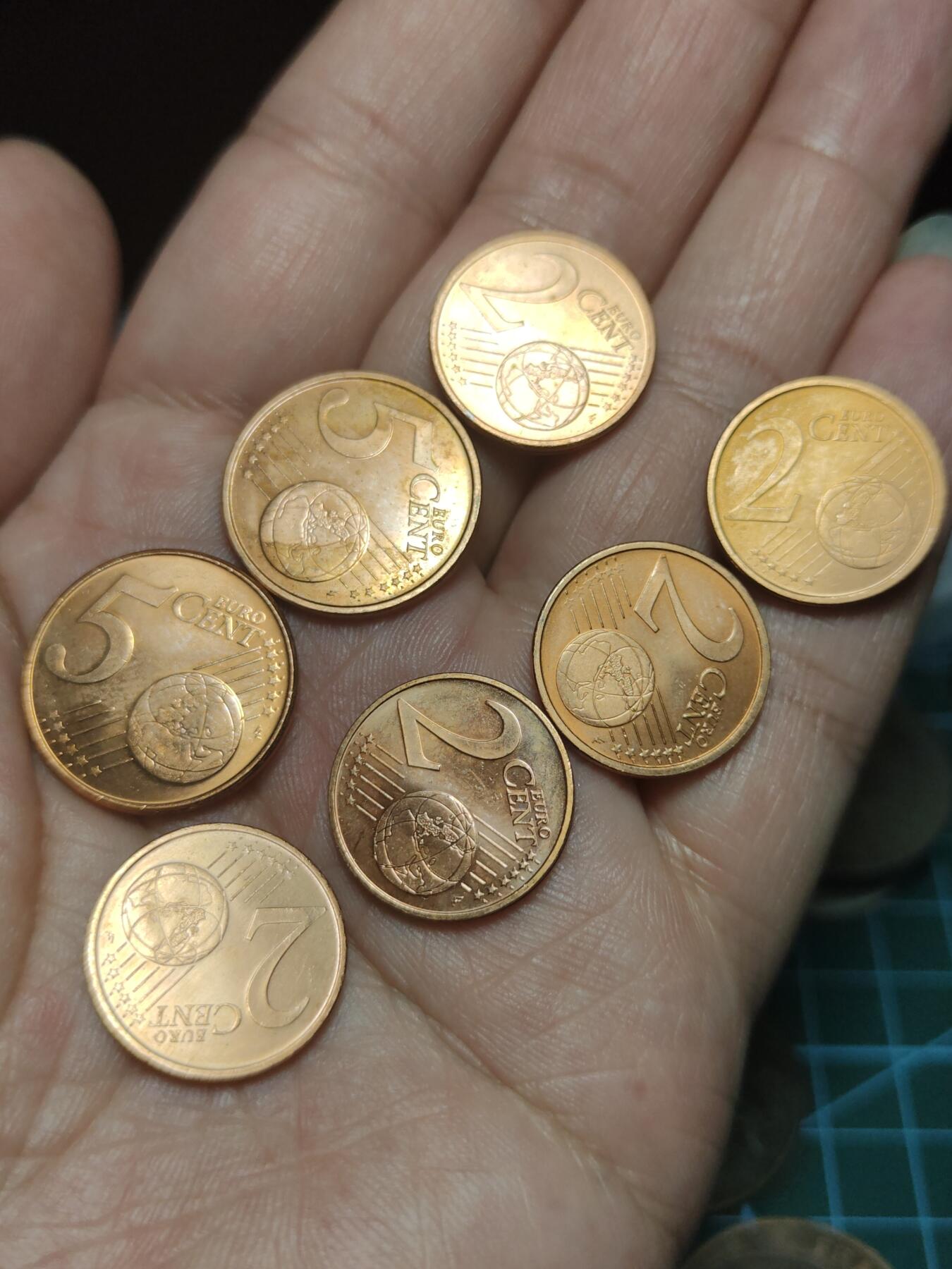 2026年第三十八场(总第二百零七场）外国好品散币场(免佣金) 好品–欧洲各国欧分7枚(共计20欧分)