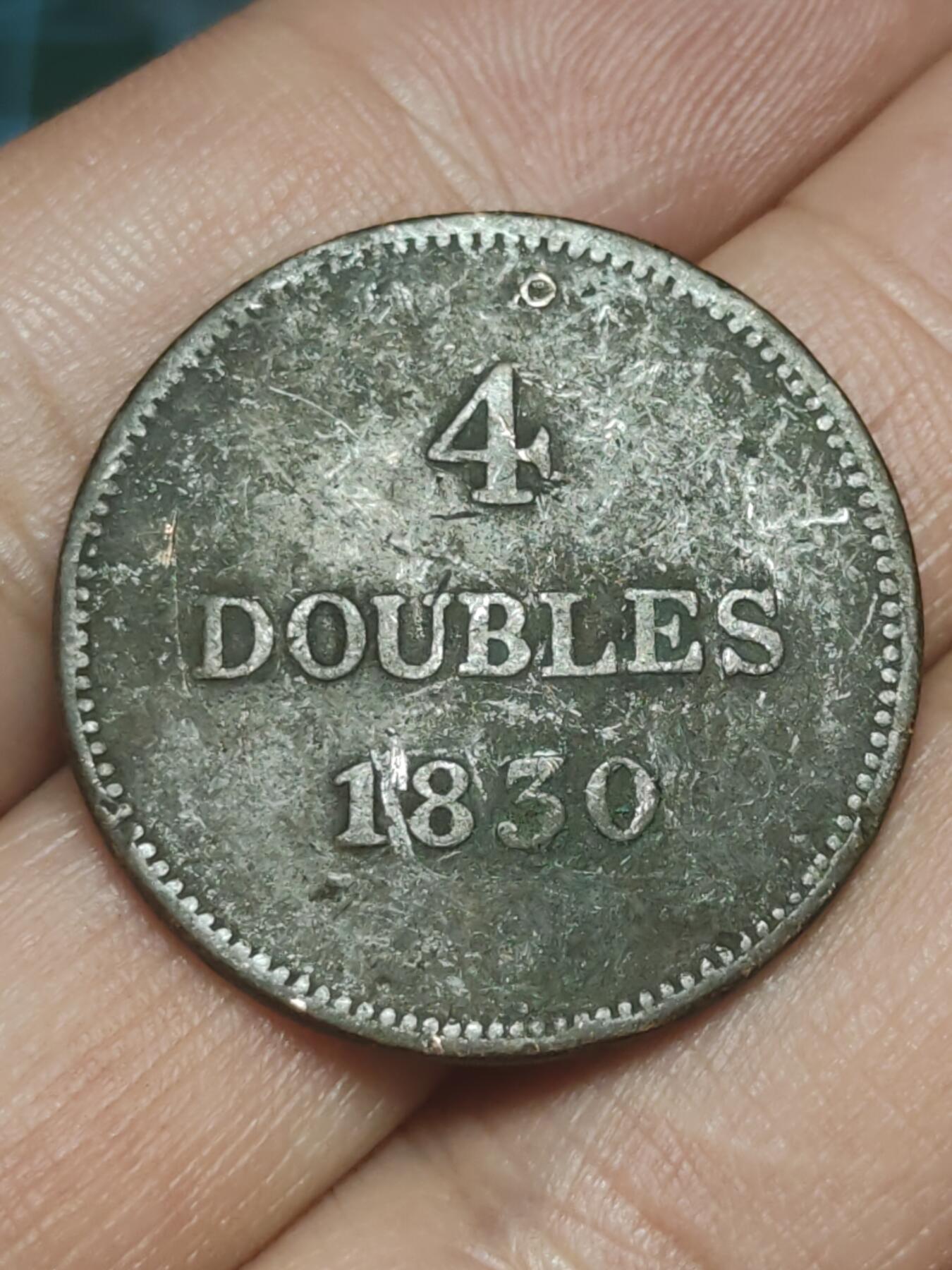 2026年第三十八场(总第二百零七场）外国好品散币场(免佣金) 英属根西岛🇬🇬1830年4道布(第一版首发年仅发行2年)