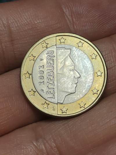 2026年第三十八场(总第二百零七场）外国好品散币场(免佣金) - 卢森堡🇱🇺2002年1欧元(第一版欧洲地图，首发年)