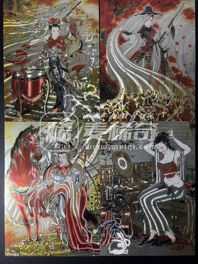 NO.28 好又多金牌大场，每周一站式配齐，方便凑单！（周6晚9点截拍，卖家送拍0抽成！） - 【888编】焱卡 问道东方 彫仙 四大巾帼一套 限编A4粗闪大卡