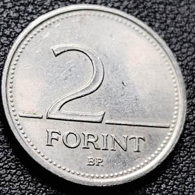 泉币菌-第217场-拍品多 请提前出价 - 1995年 匈牙利2福林 直径19mm 