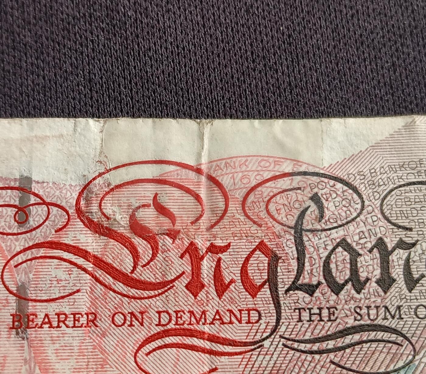 【游宝包邮场】马年第17期 精品单钞场 周日截拍 英国-50镑【1994版 英格兰央行成立300周年版 流通品相 顶边侧有小修补】