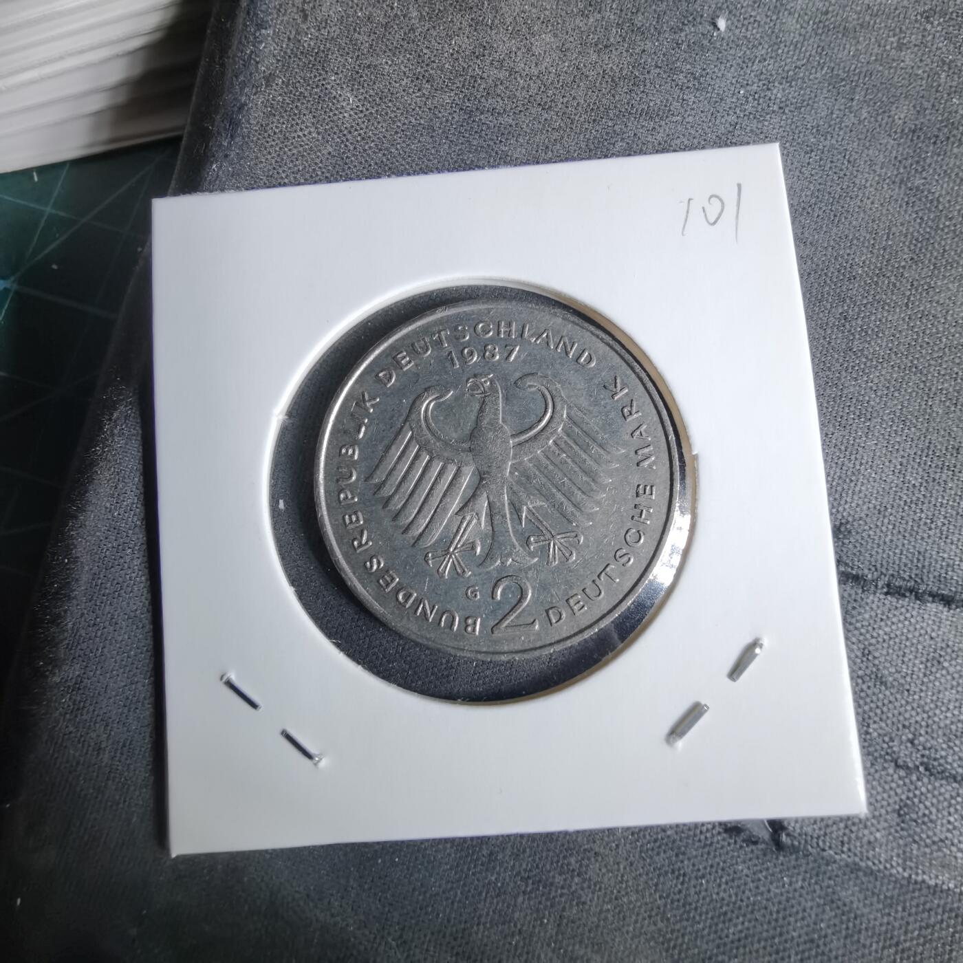 沼泽如烟--第1038场 德国1987年2马克