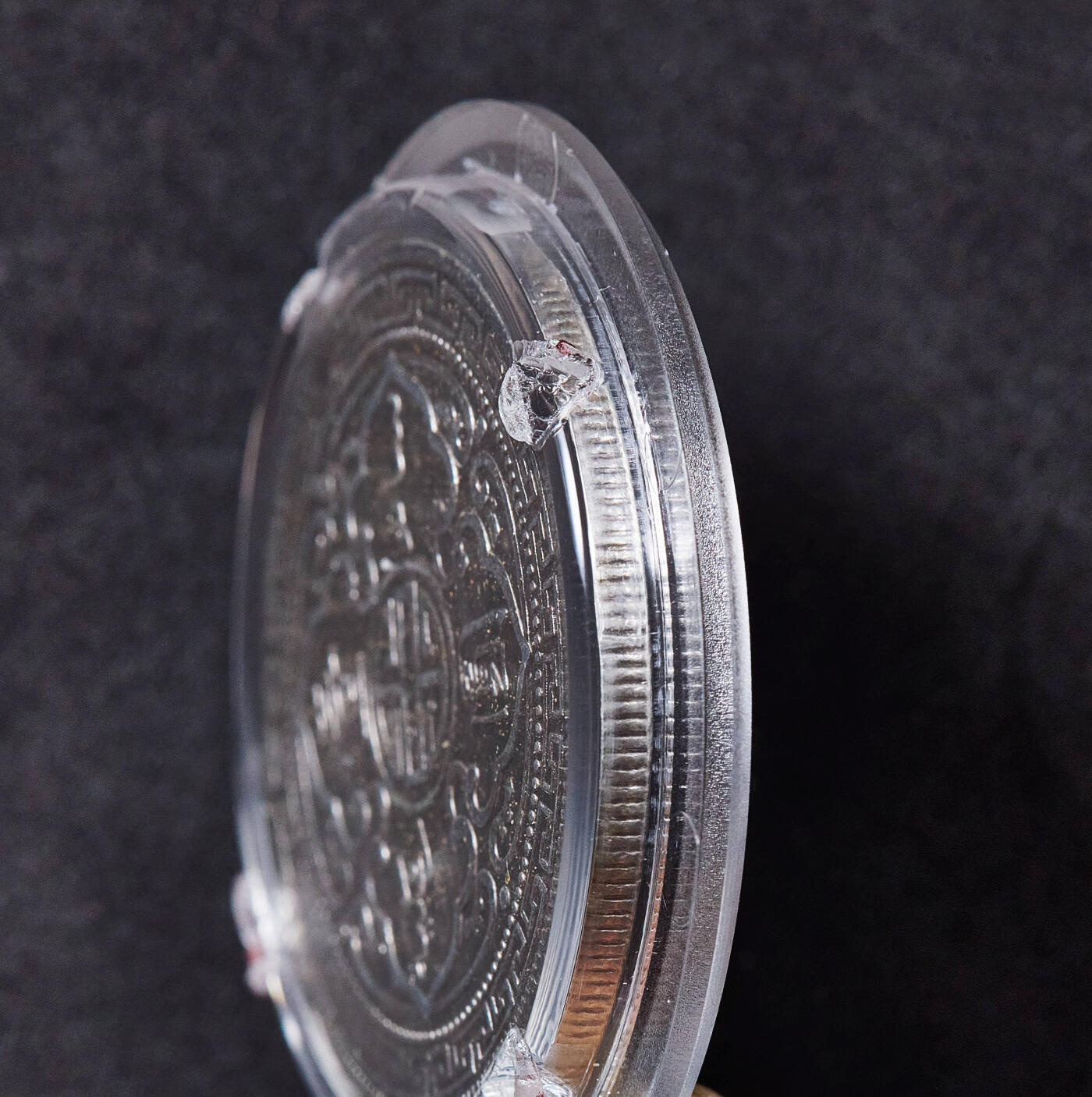 【俄甄集藏】2026年(050)04-01星期三 晚 19:30 全场包邮 英国1912年乔治五世B版1元站洋大银币，有清洗痕迹，细节尚佳，币保真