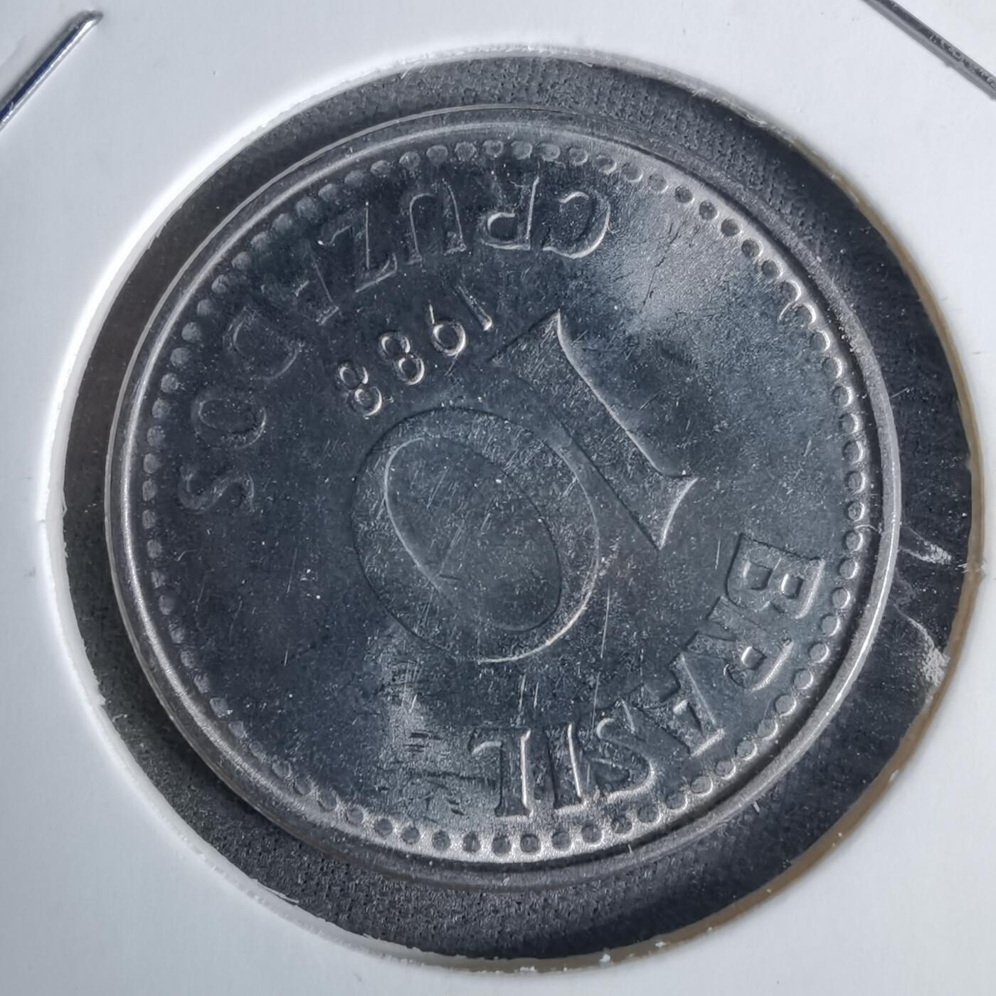 沼泽如烟--第1038场 巴西1988年10克鲁塞罗