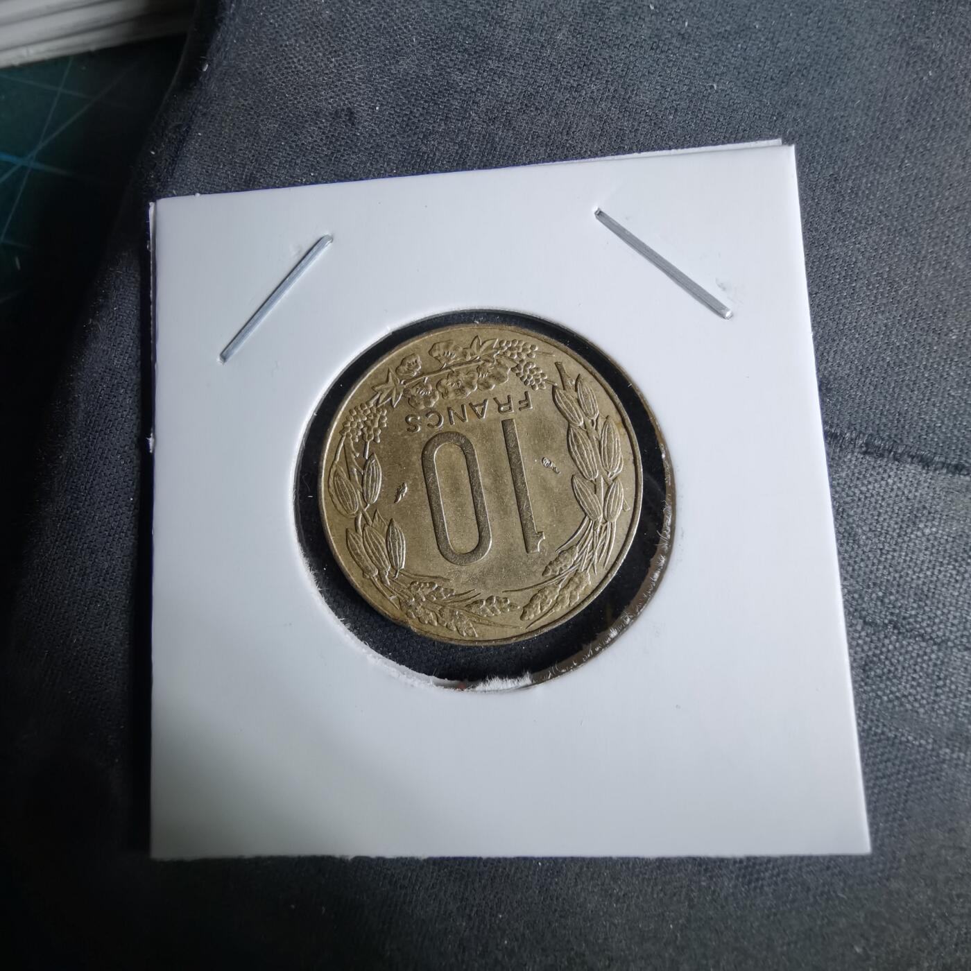 沼泽如烟--第1038场 中非1983年10法郎