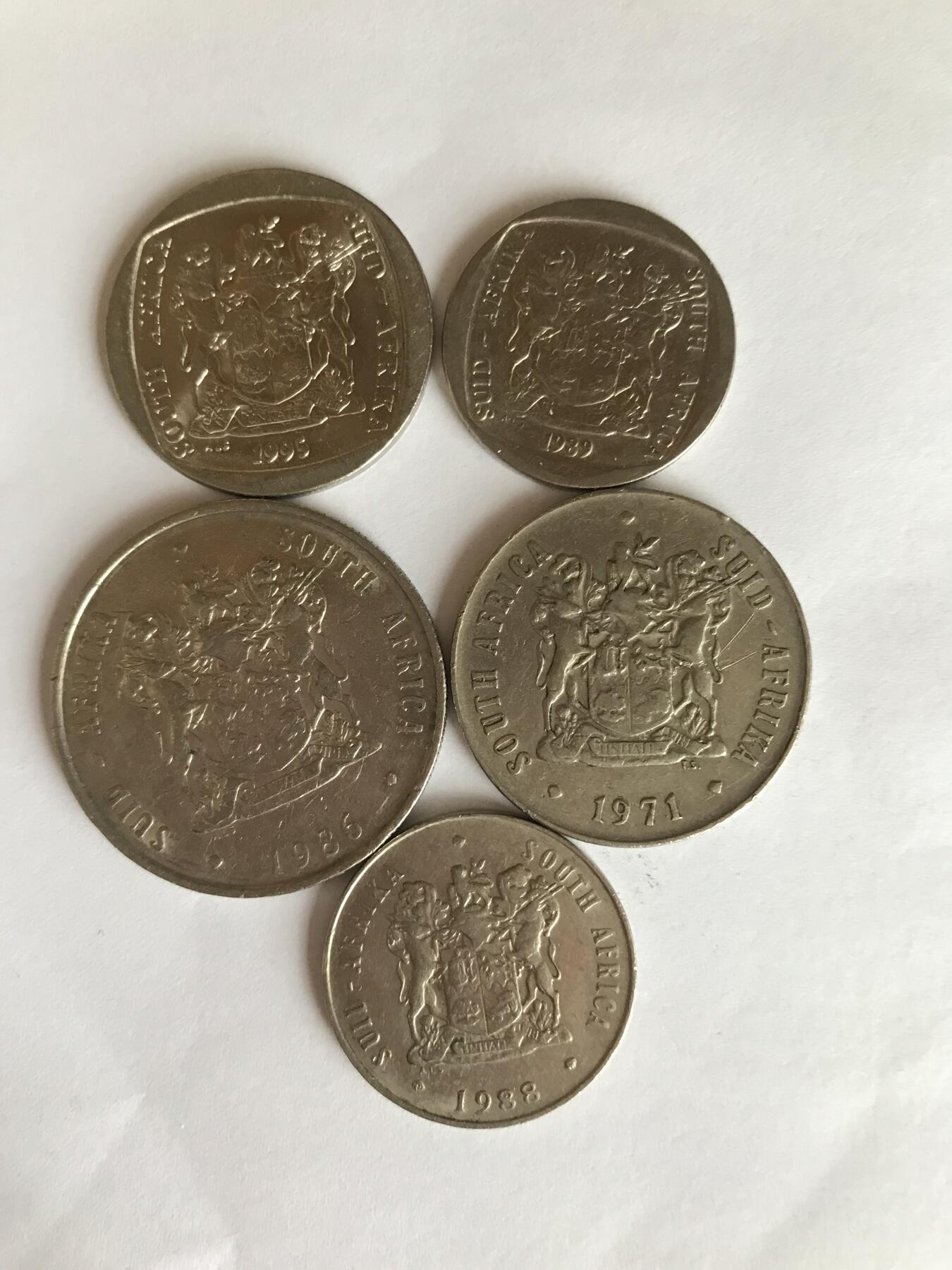 南非硬币5⃣️枚