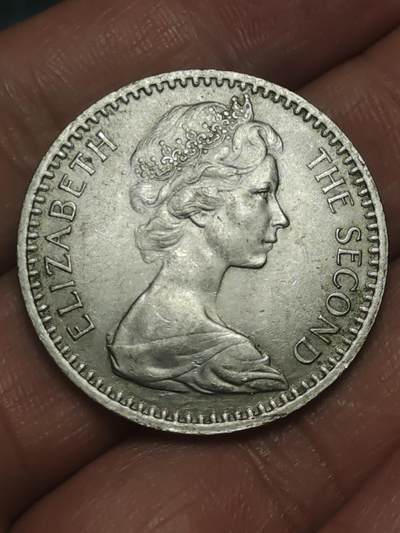 2026年第三十八场(总第二百零七场）外国好品散币场(免佣金) - 英属罗德西亚1964单年份2.5先令/25分双面值(伊丽莎白二世中年花冠)