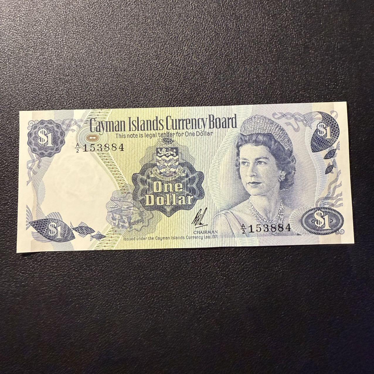 第16期 开曼群岛 1971年1元 全新unc