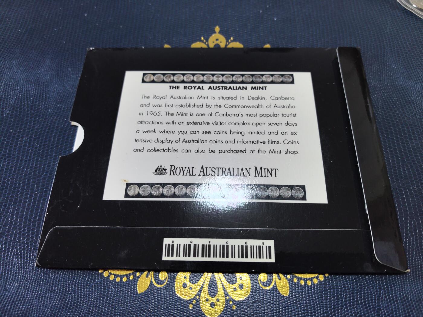 长老汇马年精选第十四场拍卖 1991澳大利亚8枚普制套装卡装，克书150美金