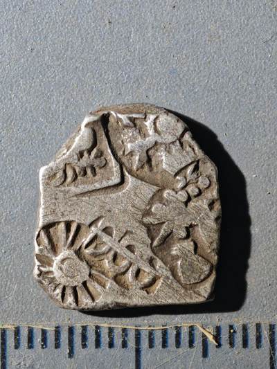 124期新疆红钱粟特钱币丝路钱币专场 - 孔雀王朝银币