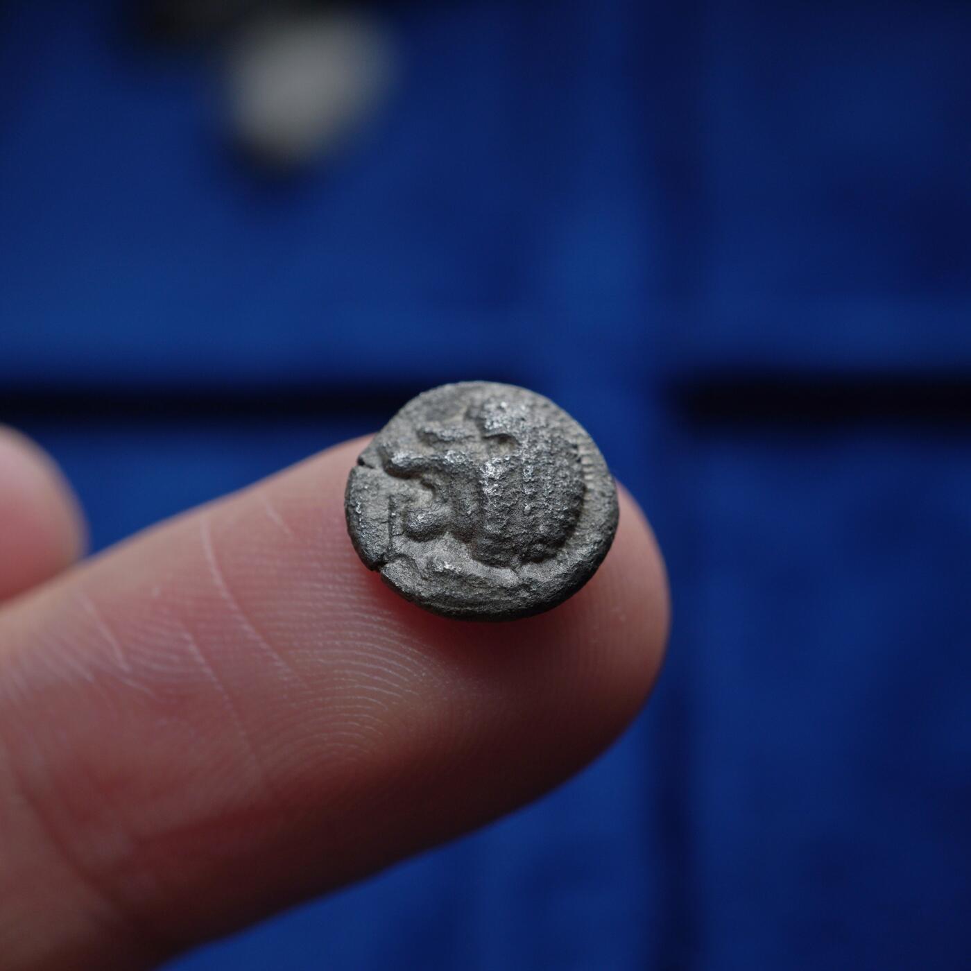 琋语集藏2026年04月欧洲古典打制币拍卖 古希腊爱奥尼亚地区-咆哮狮子2奥波银币