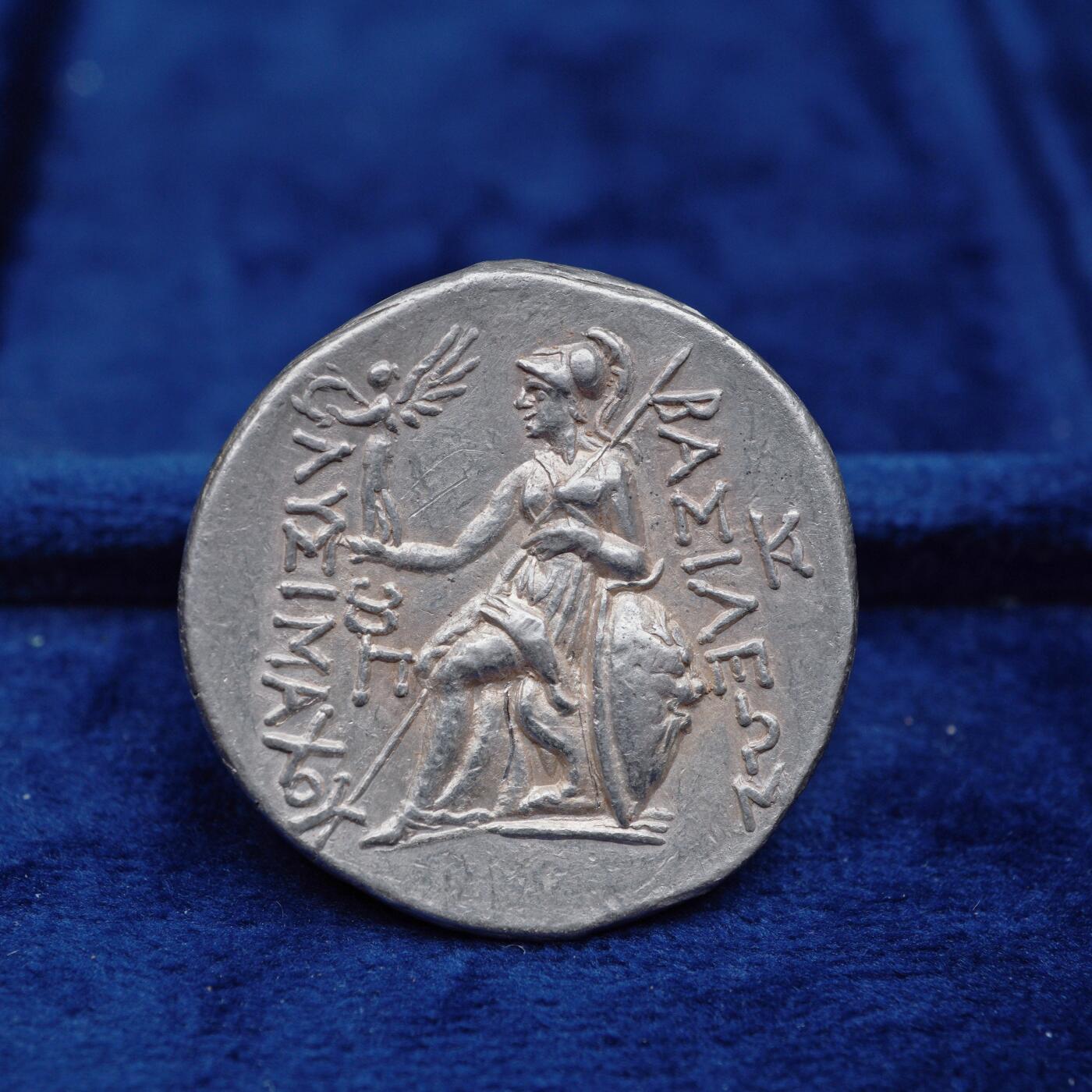 琋语集藏2026年04月欧洲古典打制币拍卖 古希腊色雷斯王国-亚历山大大帝公羊角4德银币