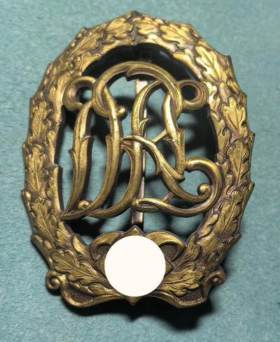 盛世勋华——号角文化勋章邮票专场拍卖第311期 - 德国（1939）铜级体能奖章 带厂标