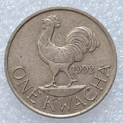 第一海外回流一元起拍收藏 散集专场  第309期 - 马拉维1992年1瓦查公鸡铜币