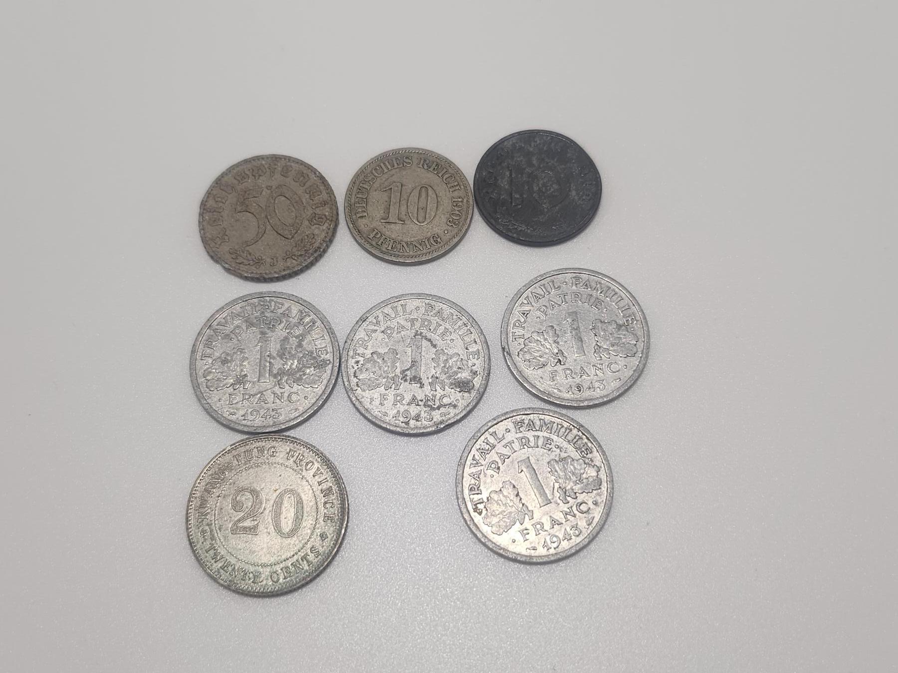 南水社第4次拍卖  各国硬币一组