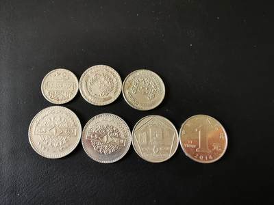 零零发外国硬币拍卖 无佣金 - 叙利亚一组