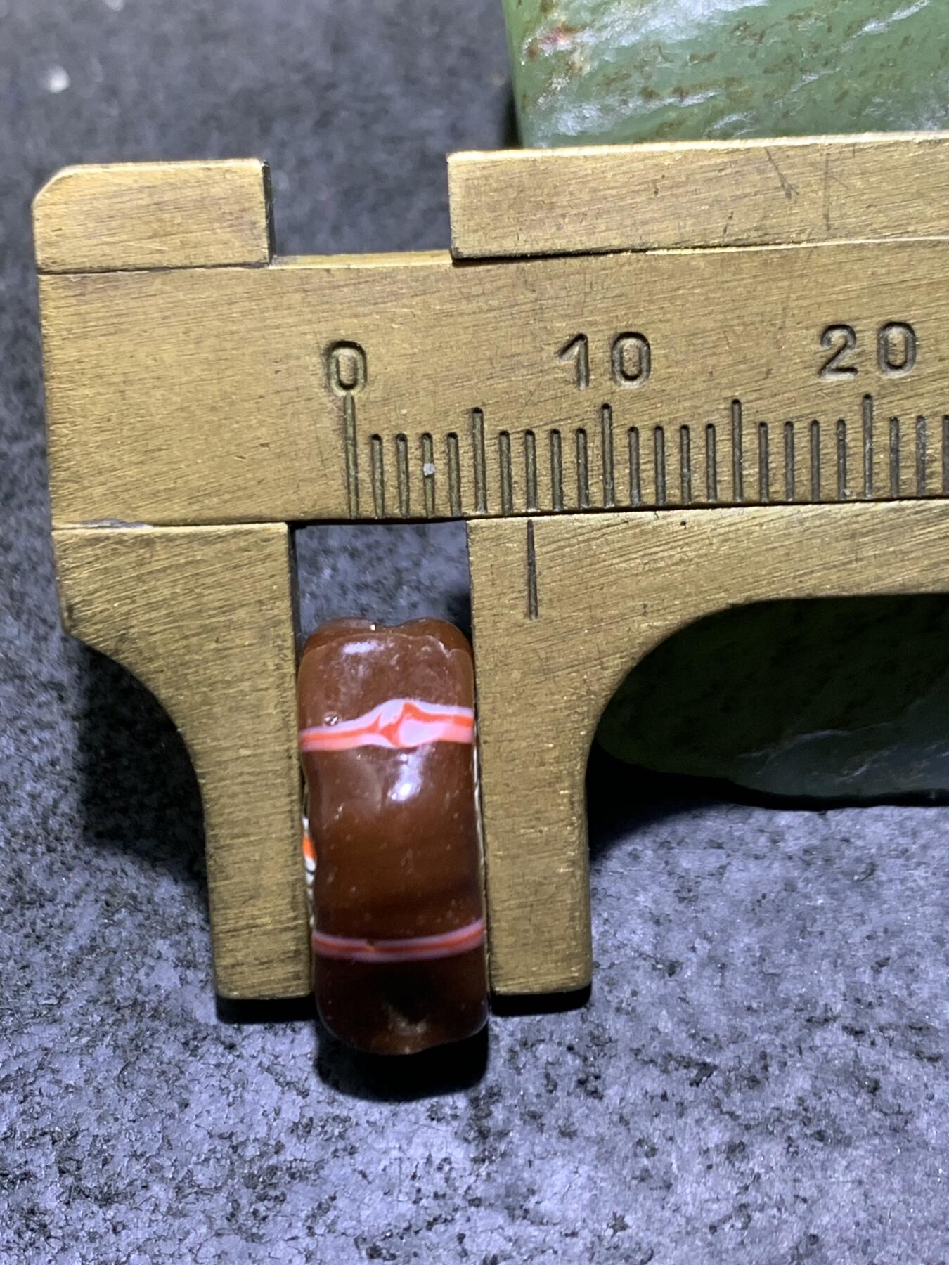 西亚古法手做恶魔之眼，人面琉璃珠一颗，