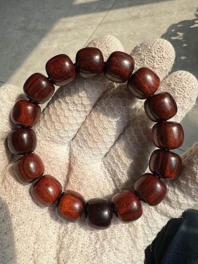 零元拍：印度小叶紫檀 老型珠 手串，13/14 妥妥的高油高密，檀香宜人 - 零元拍：印度小叶紫檀 老型珠 手串，13/14 妥妥的高油高密，檀香宜人