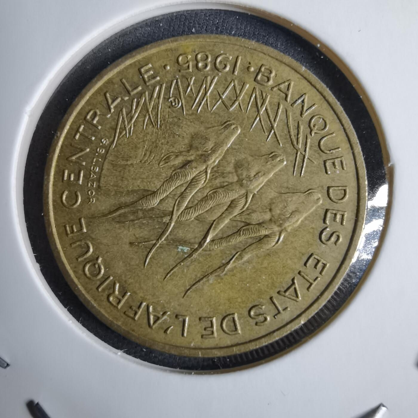 沼泽如烟--第1038场 中非1985年25法郎